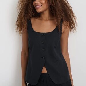 Alex Mill Soho Scoop Vest In Linen Cotton